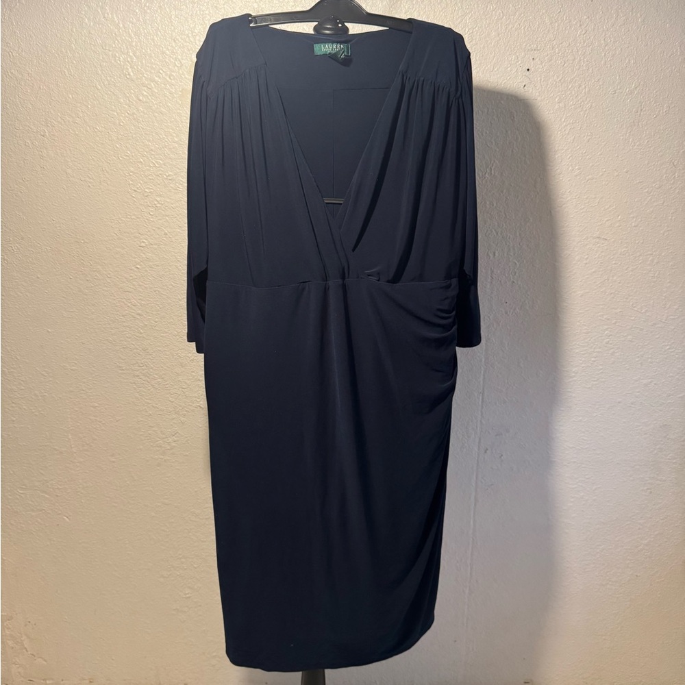 Elegant Navy Blue Dress